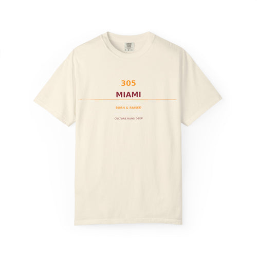 305 Miami | Born & Raised South Florida Tee
